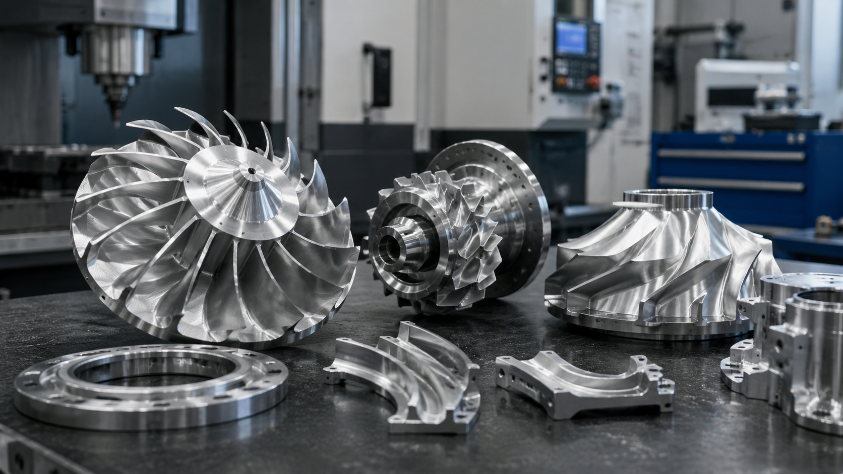Low-Volume CNC Machining Solution for Thin-Wall Aluminum Impeller Parts