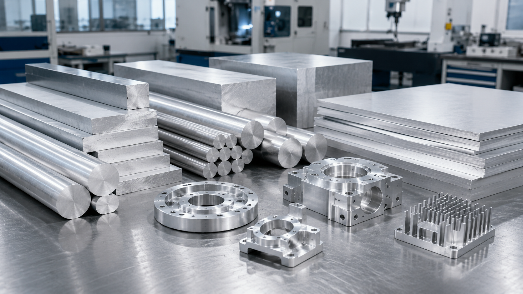 Aluminum CNC machining materials