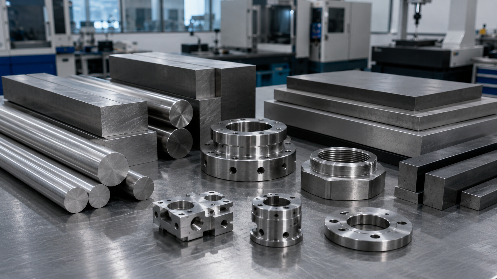 Stainless steel CNC machining materials