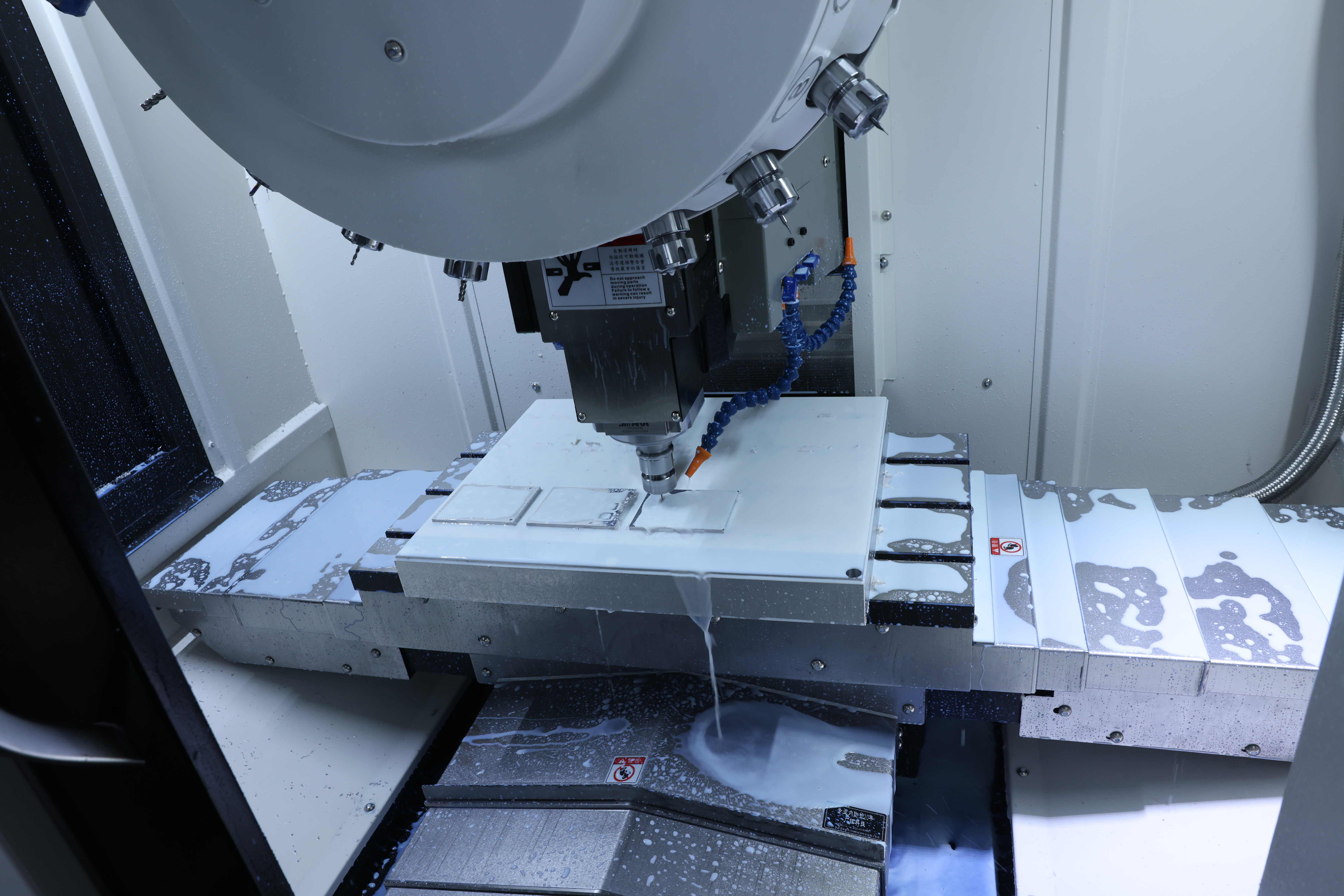 CNC milling process for aluminum plate components
